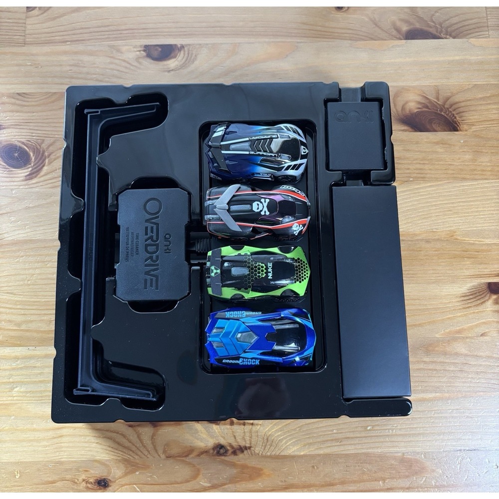 Anki Overdrive Cars Guardian Skull Nuke and Ground Shock Charger &‎ Tire Cleaner